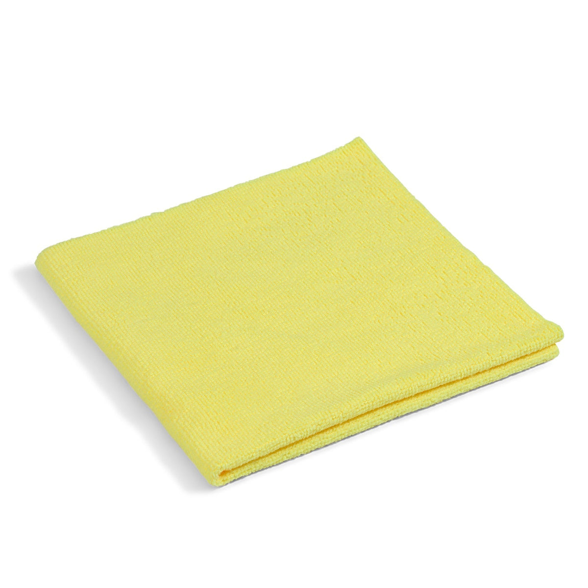 Yellow microfiber cloth.