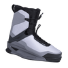 Gray/black ZER02 Binding: modern design, lace system, enhanced energy transfer snowboard boot.