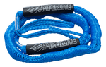 Blue HYPERLITE Bungee Dock Tie with black handles for securing your vessel.