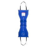 HL Cove Cushion Blue: Hands-free comfort with black straps and blue padding.