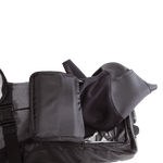Wheelie Board Bag includes a bicycle helmet for your wakeboard adventure.