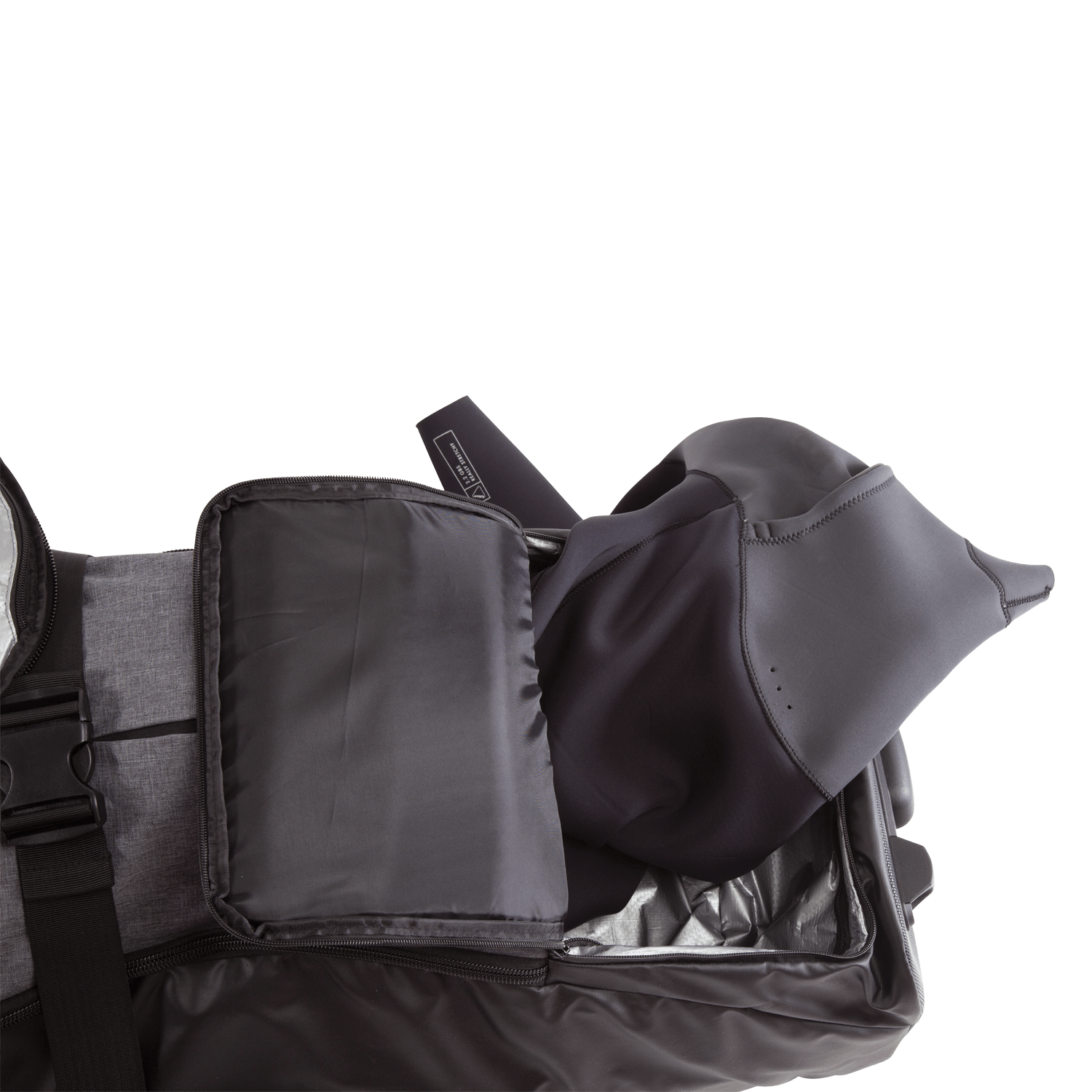 Wheelie Board Bag includes a bicycle helmet for your wakeboard adventure.
