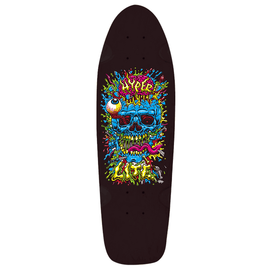 Poolside Cruiser: Colorful skull and eyeball design by Jimbo Phillips.