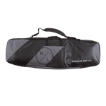 Black and gray Producer Board Bag with logo, handles, and foam padding.