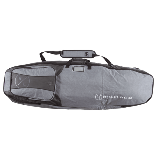 Hyperlite gray Team Bag with handle, logo, and padded shoulder strap.