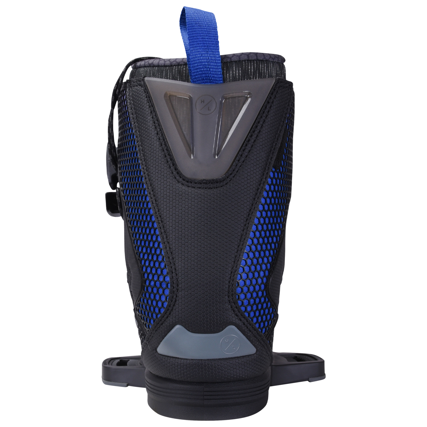The Capitol Binding: black/blue, pull loop, mesh details, 3D Heat Moldable Pro Liner.