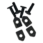 A Fusion Plate Kit with 4 black T-slot nuts and bolts.