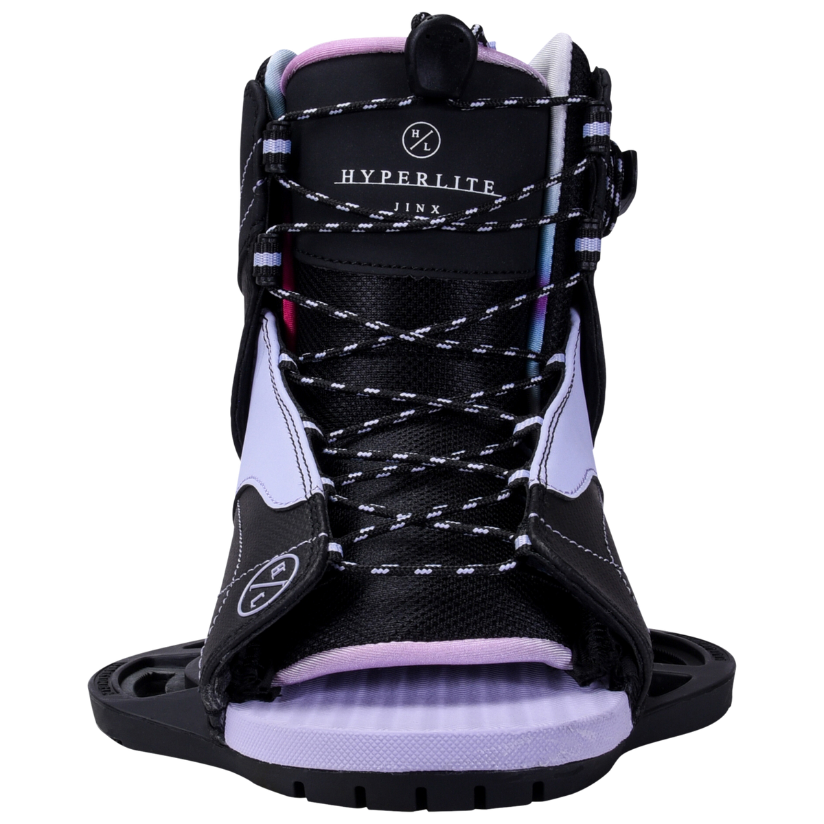 Black/white Jinx Girls binding, perfect for beginners with adjustable boots.