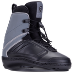 Optic Jr. Binding in black/gray with laces and logo on tongue.