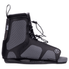 Gray/black Sender wakeboard boot w/mesh panels, laces & Remix Binding visible from side.