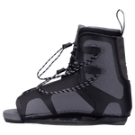 Sender w/Remix Binding - black/gray, open-toe, laced wakeboard boot.