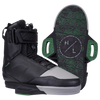 Scout Binding: Black boots with green accents and durable construction.
