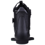 Scout Binding with dial lacing and abrasion-resistant materials, in black.