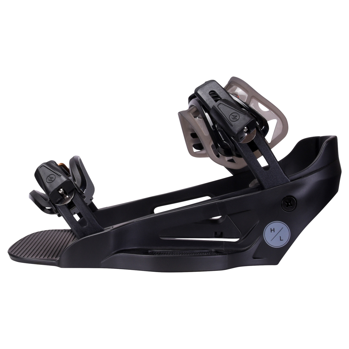 Black/Gold Lowback Binding: adjustable parts, hydrophobic materials.