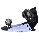 System Pro Binding in black and white with G6 Chassis and adjustable straps.