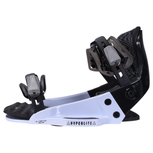 System Pro Binding in black and white with G6 Chassis and adjustable straps.