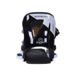 Ultralight System Pro Binding with logo, strap system, and urethane highback.