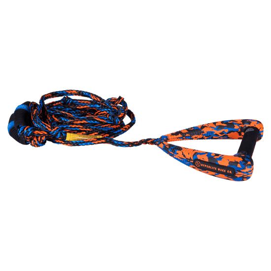 25' Arc Surf Rope w/ Handle Blue & Orange
