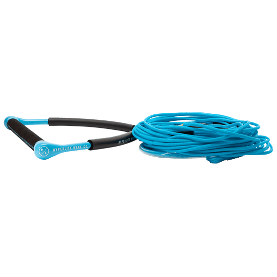 A Hyperlite CG Handle W/ Fuse Line - Blue, perfect for wakeboarding, with Chamois Grip handle.