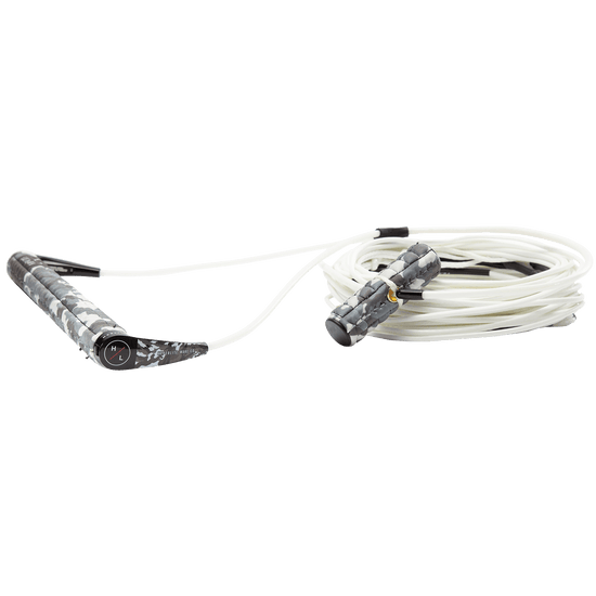 SG T-Handle jump rope with stitched grip and coiled X-Line.