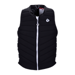 Blueprint Jacket in black with a white zipper and chest logo.