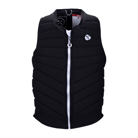 Blueprint Jacket in black with a white zipper and chest logo.