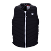 Blueprint Jacket in black with a white zipper and chest logo.