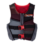 Boys Youth Indy - CGA Vest - Small, red/black, buckles/zipper, USCG approved.