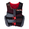 Boys Youth Indy - CGA Vest - Small, red/black, buckles/zipper, USCG approved.