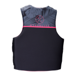 Back view of Womens Indy CGA vest in pink.