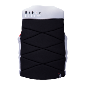 Black/gray Hyperlite Riot jacket, diamond pattern, flex zones.