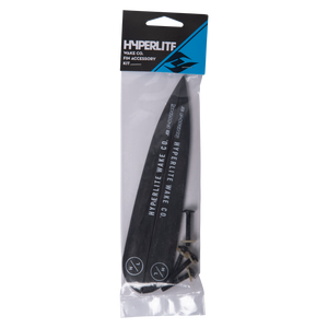 Original 0.8 P-Wing Fin Kit for wakeboards, 2 pack in box.