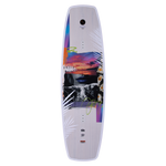 Aries cable wakeboard with abstract art, palm leaves, and daisies.