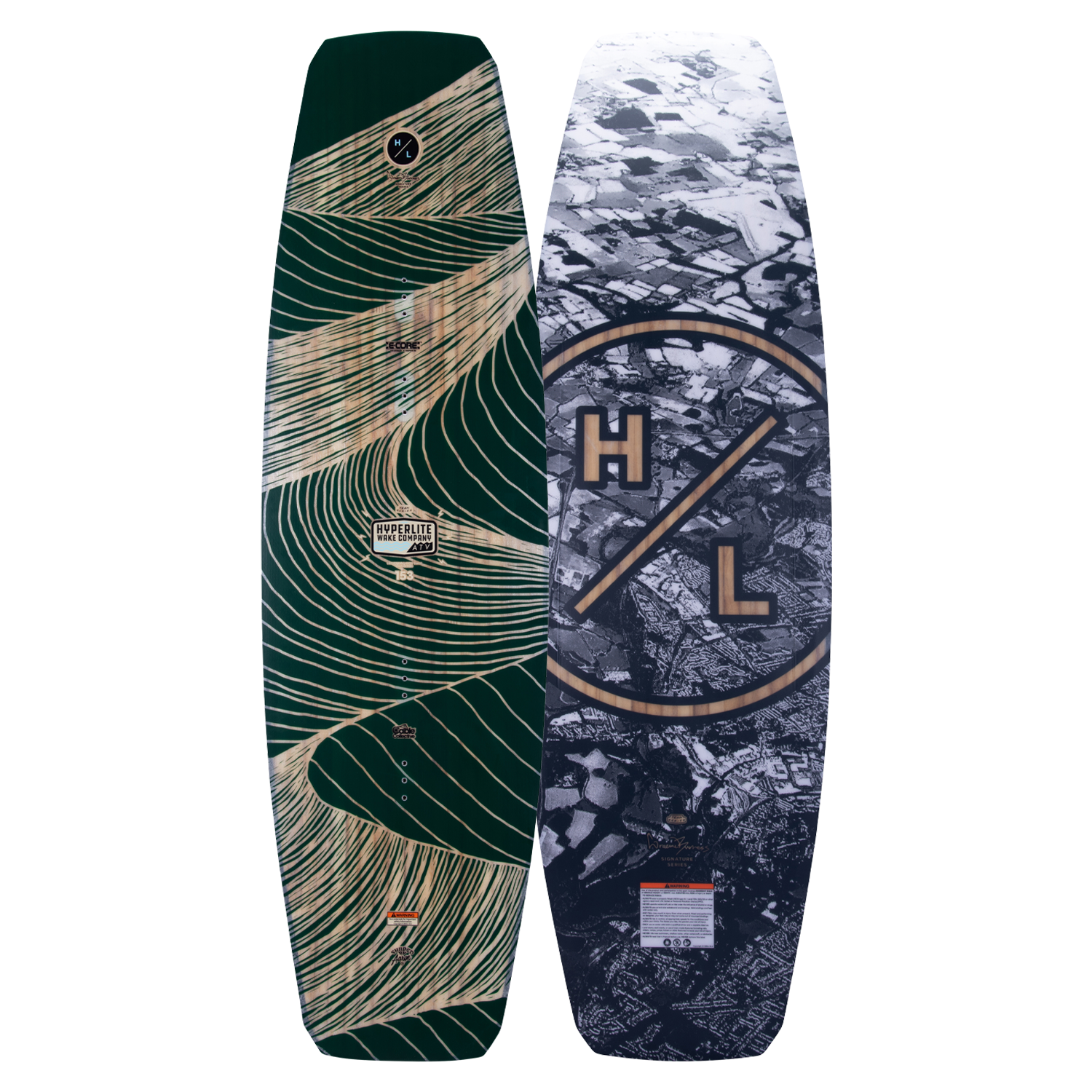 ATV 2024: top with wave patterns, the base with E-Core & geometric design.