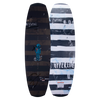 Top and base of bold Codyak wakeboard with logos displayed side by side.