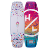 Murray Jr. Girls wakeboard with paint splatters and abstract design on both sides.