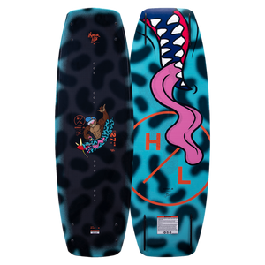 The Murray Jr. wakeboard showcases abstract designs, bold patterns, and a subtle 3-stage rocker.