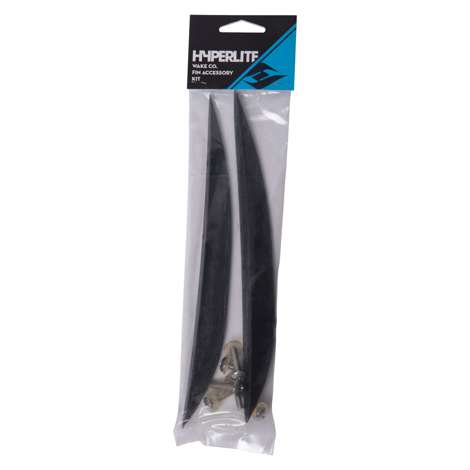 Hyperlite wakeboards with SS-Beam Fin Kit - 2 Pack in blue, black, and white branding.
