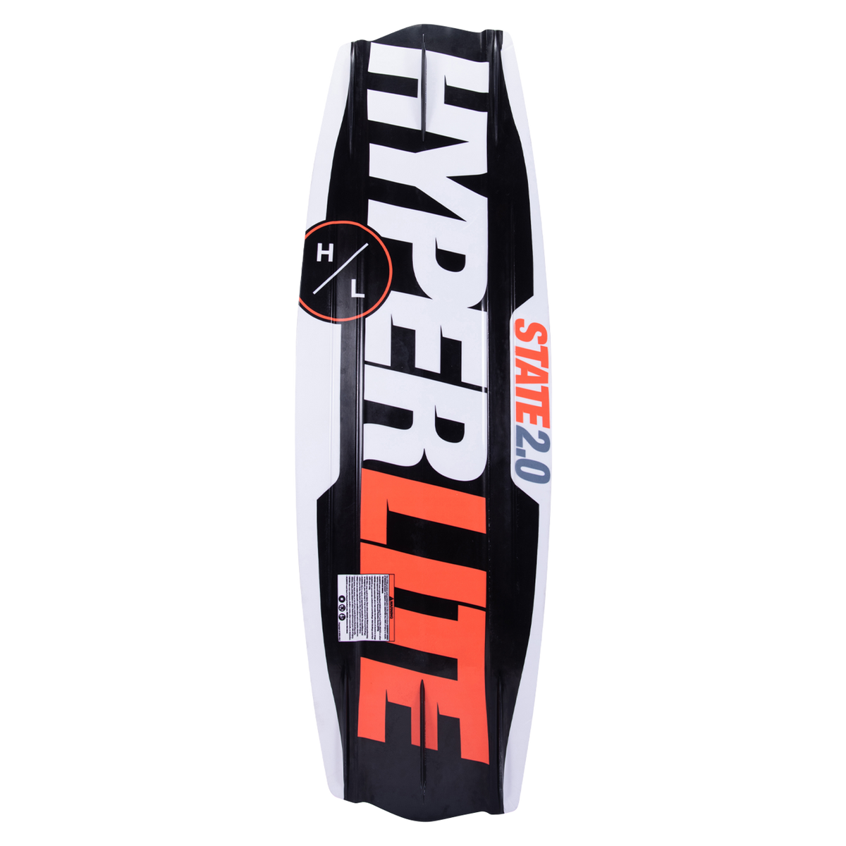 Ride the 125cm State Jr. wakeboard with an asymmetrical design and bold colors.