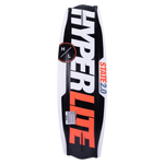 Bold HYPERLITE text on asymmetrical State 2.0 wakeboard for sleek wake jumps.