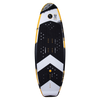 UTE wakeboard: Black/yellow with chevron pattern and DuraShell construction.