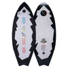 Broadcast boards dual concave base and colorful design capture the wakesurf lifestyle.