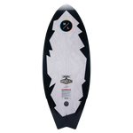 White/black Broadcast wakeboard, HL emblem, EVA traction pad.