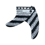 Black & white 4.6 Carbon Twin Fin - Pair for powerful turns with carbon construction.