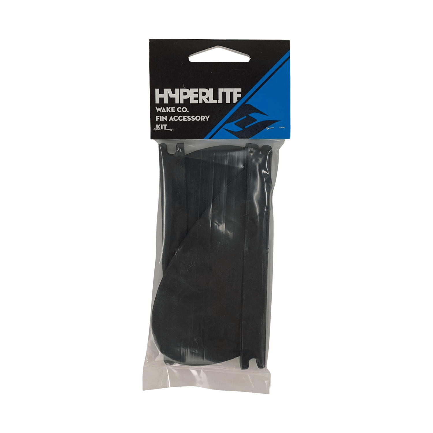 1.7 Drop Surf Fin Pair for wakesurfers in branded clear packaging.