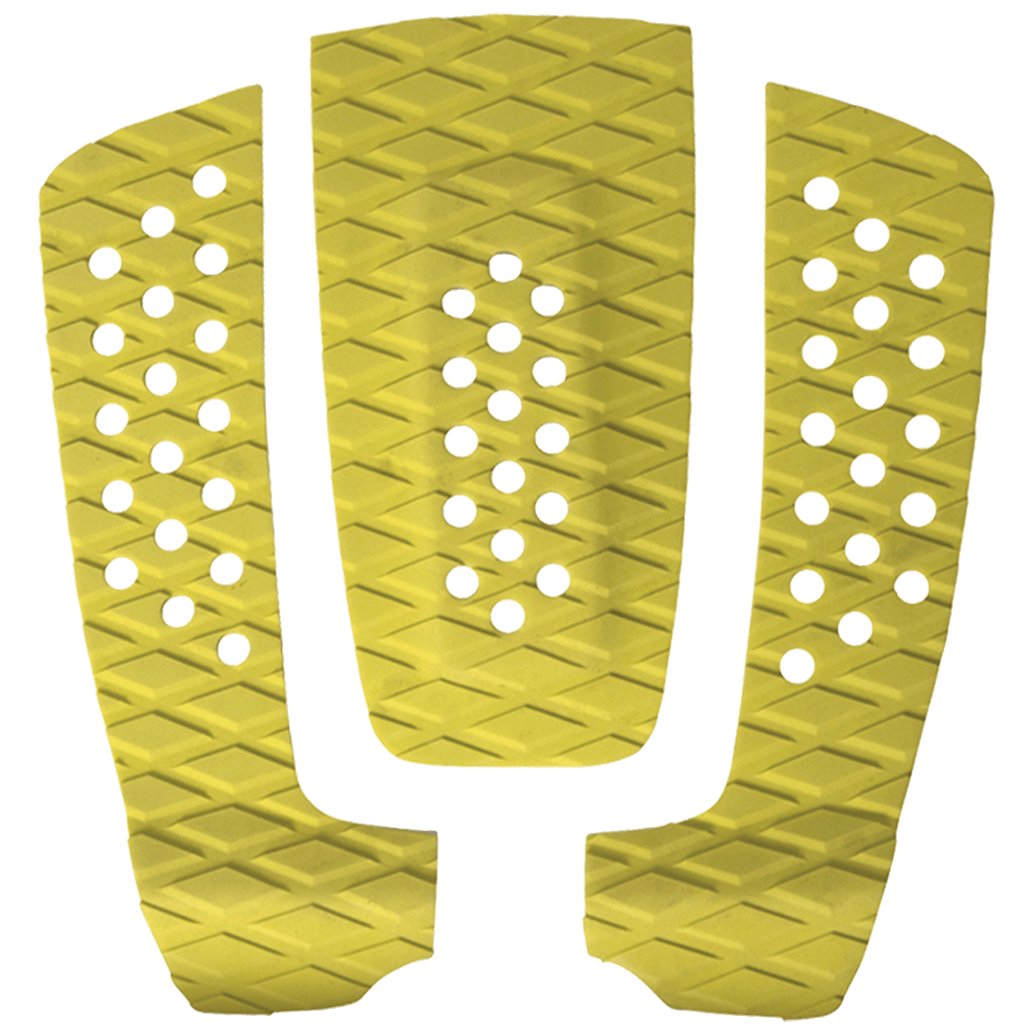 EVA pad with diamond texture & holes, ideal for wakesurfers.