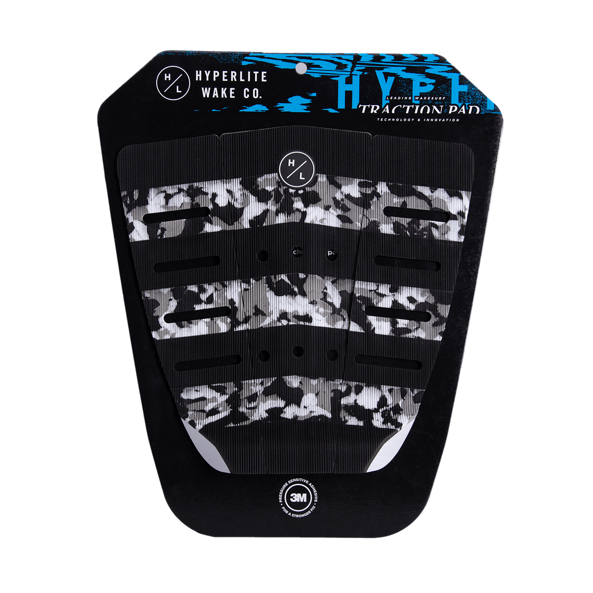 HL Rear Corduroy Traction Pad in a grippy black and gray camouflage pattern.