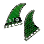 Green/black striped fins with hex pattern, RTM build, and Hyperlite text.