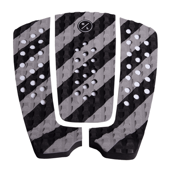 HL Square Rear Traction Pad: Textured grip with square pattern, circular cutouts, H/L logo.